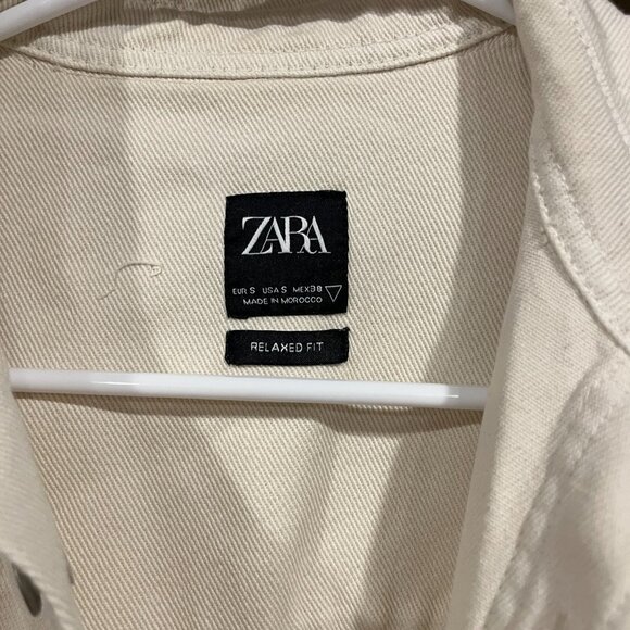 Zara Buttondown Canvas Overshirt - Picture 2 of 3